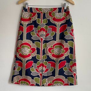 Boden Pencil Skirt - Floral - Size 6